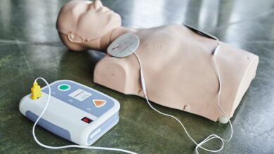 Utilisation du défibrillateur